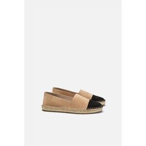Zara Colorblock Faux Suede Espadrille Flats (NWT)